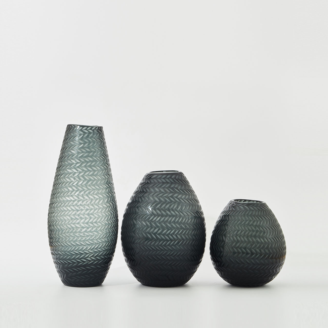 Knit Vases Deep Sea