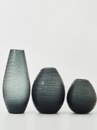 Knit Vases Deep Sea