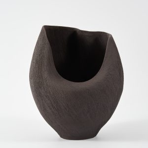 Nebula Deep Vase Chocolate Brush